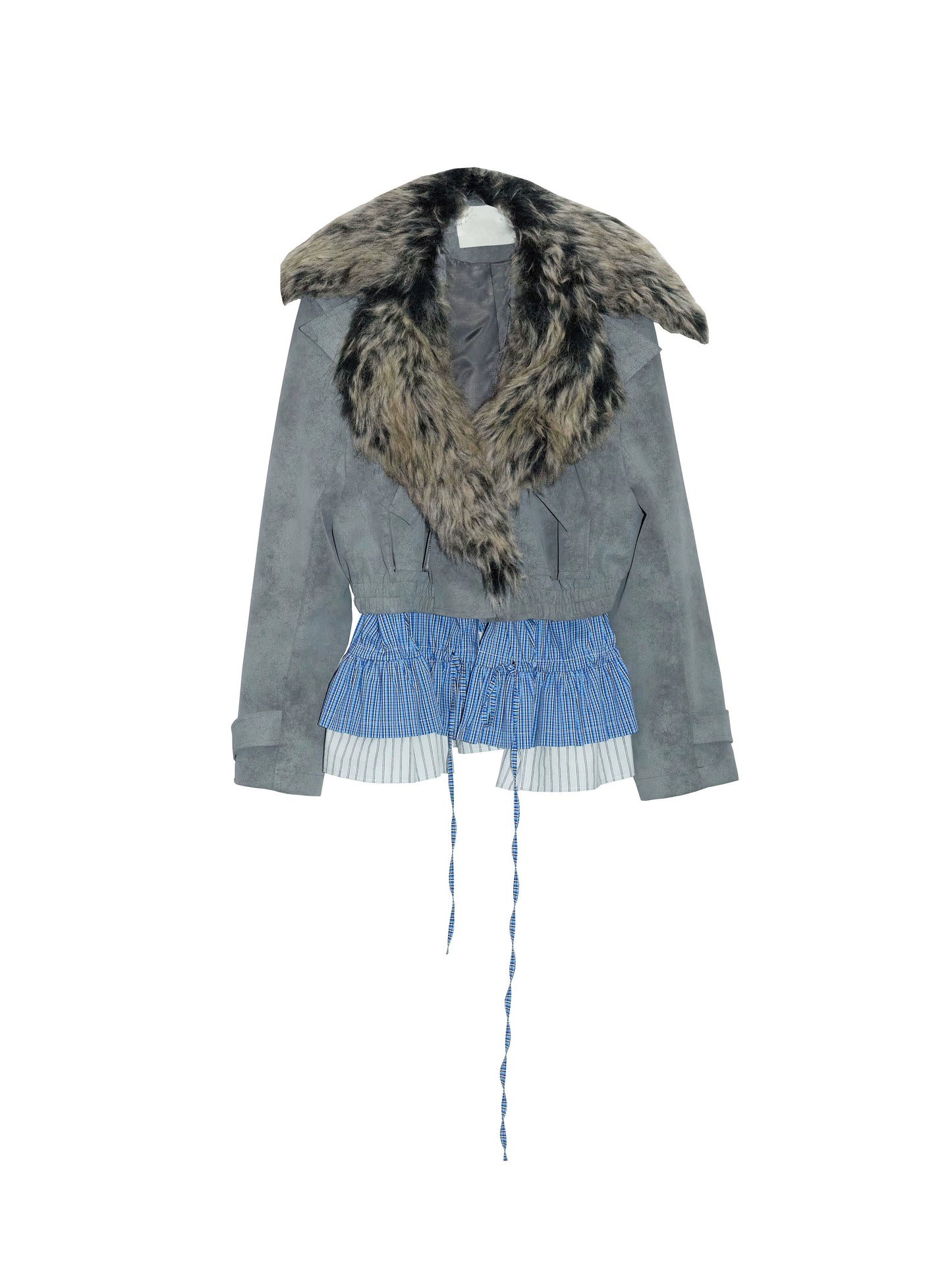 Urban Nomad Matte Grey PU Leather Jacket