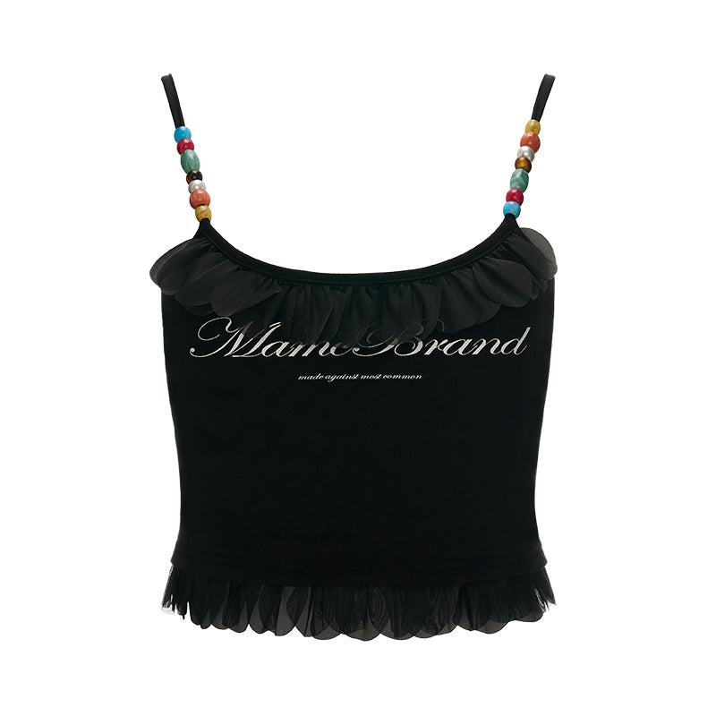 Chic Beaded Camisole Top