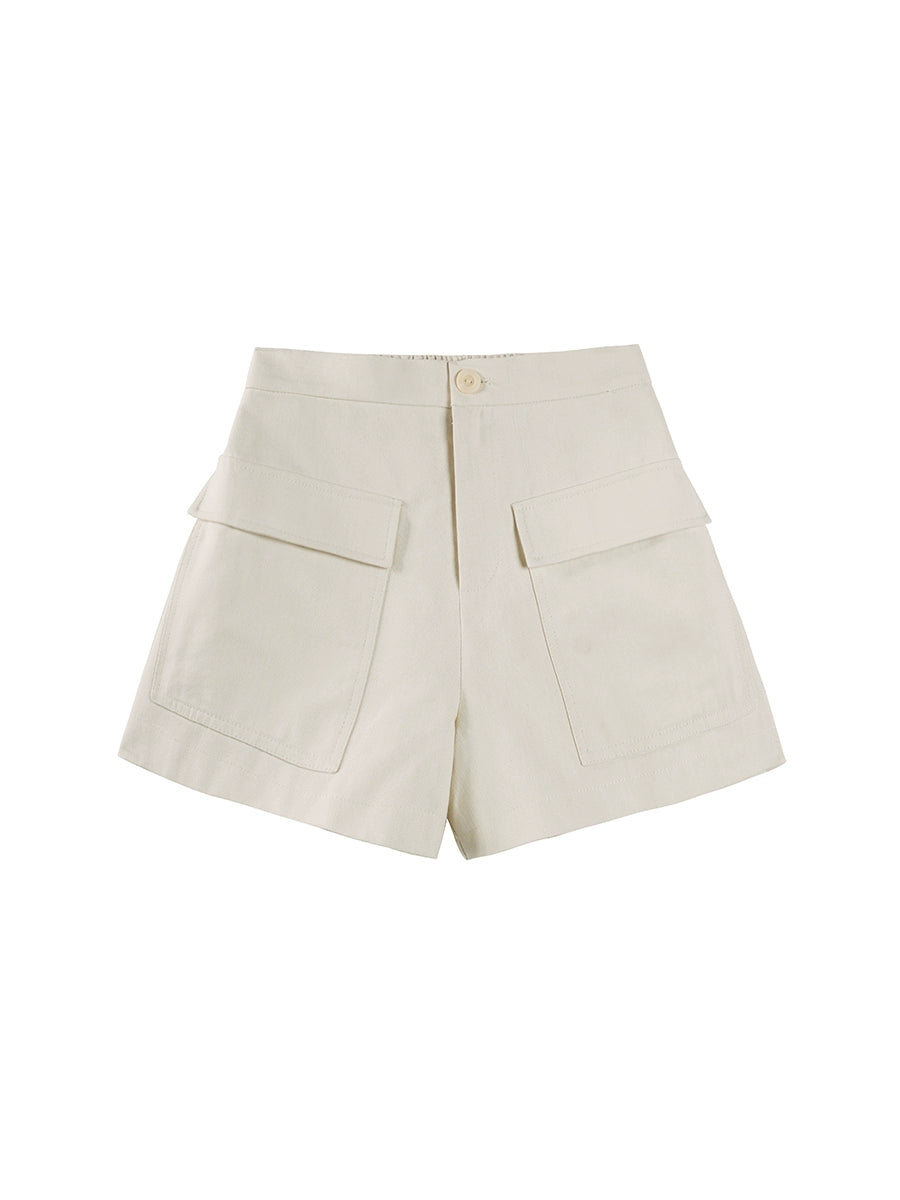 Silk-Linen Tailored Shorts Vest Set-Up