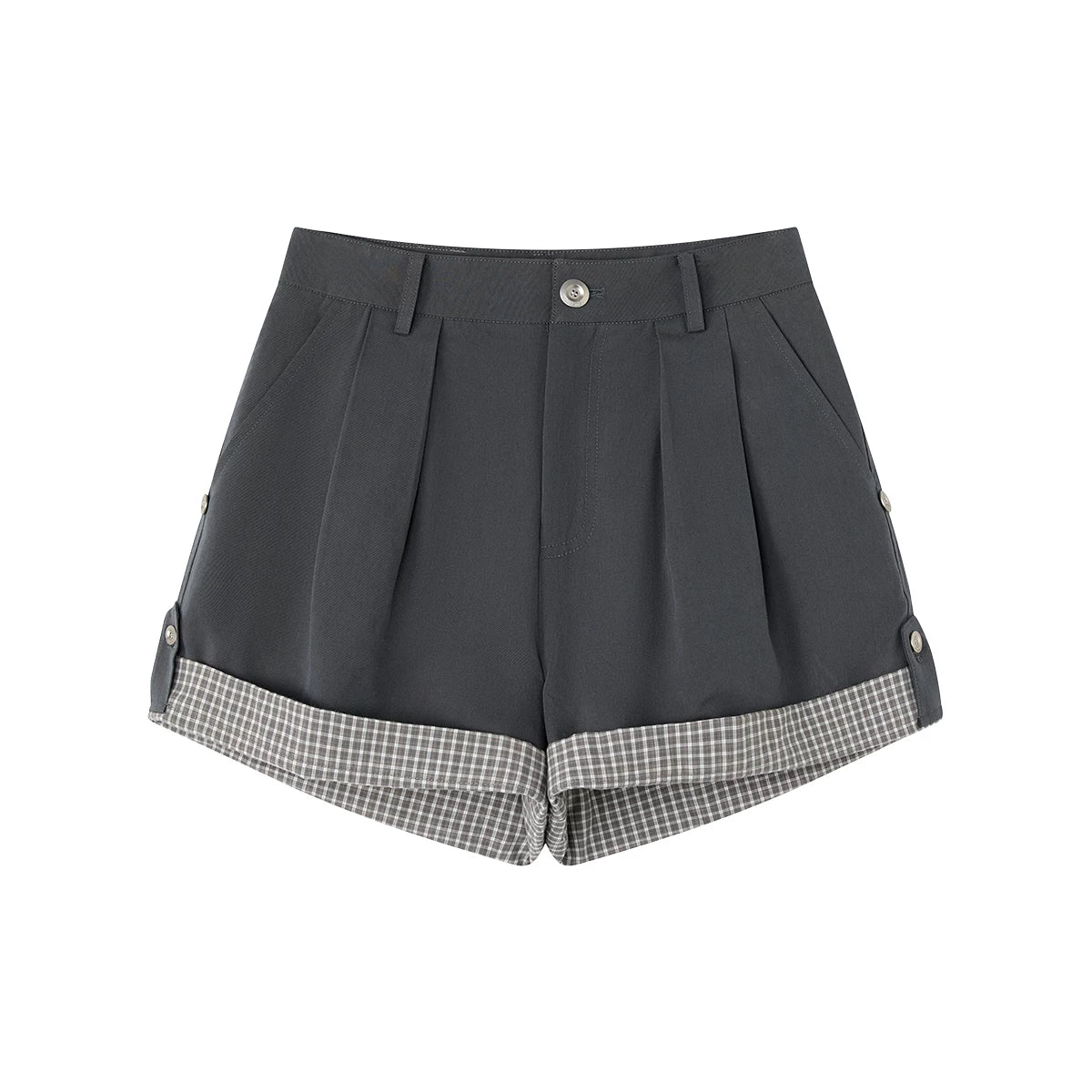 Refreshing Sea Plaid Shorts