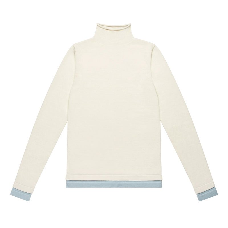 wool bottoming sweater dopamine top