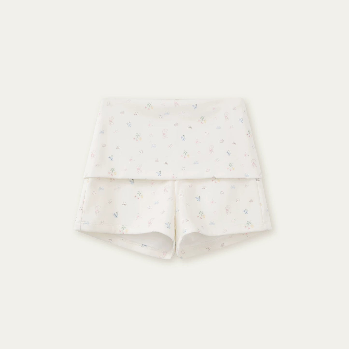 Printed Doll Collar Blouse Set-Up