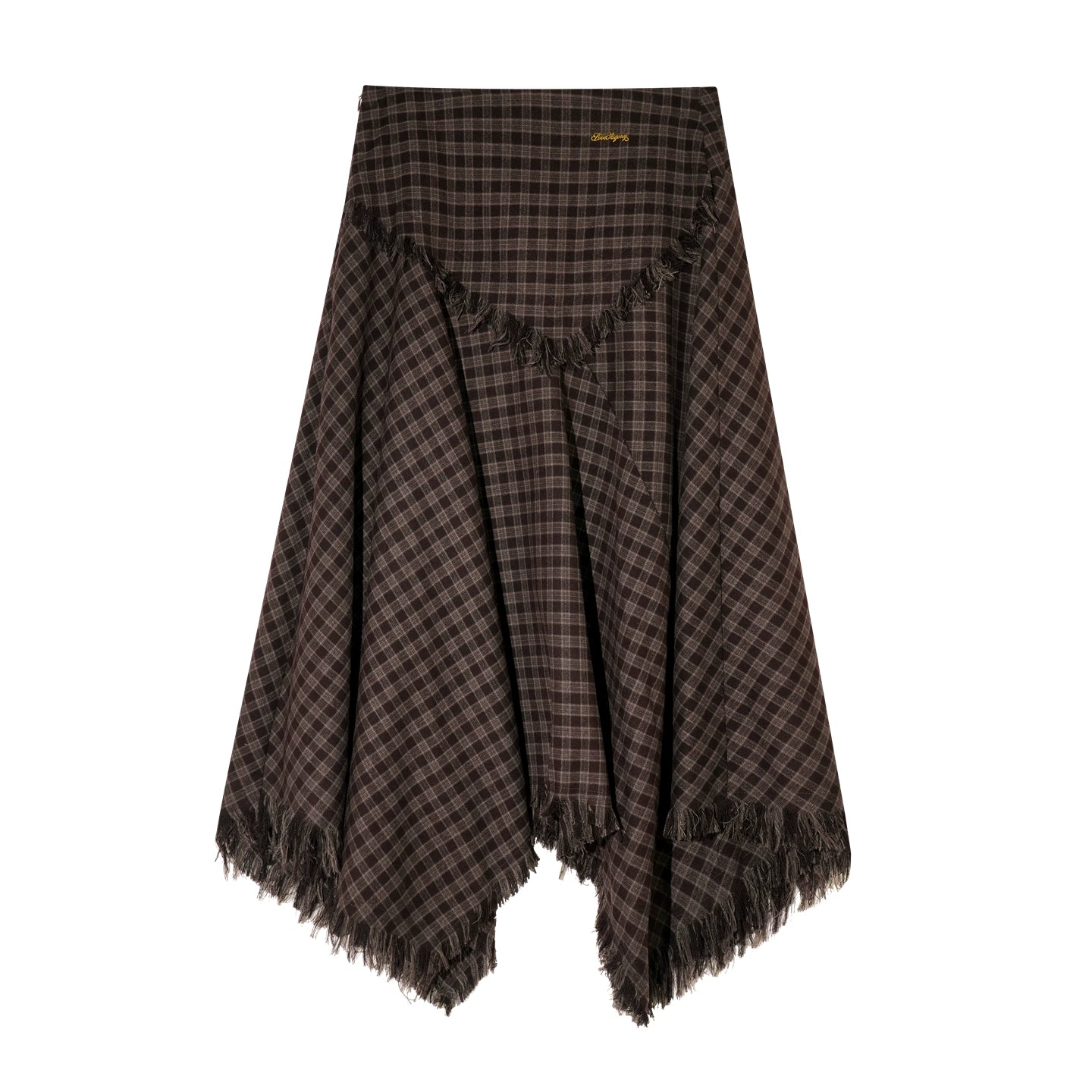 Retro Beaded Plaid Shirt Set-Up