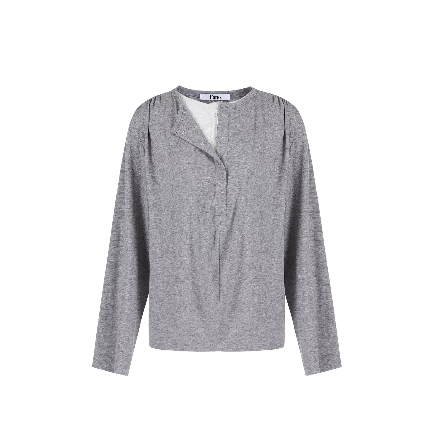 Lace Collar Fake Two-Piece T-Shirt