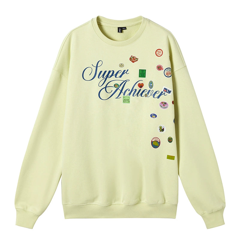 Letter Print Winter Sweater