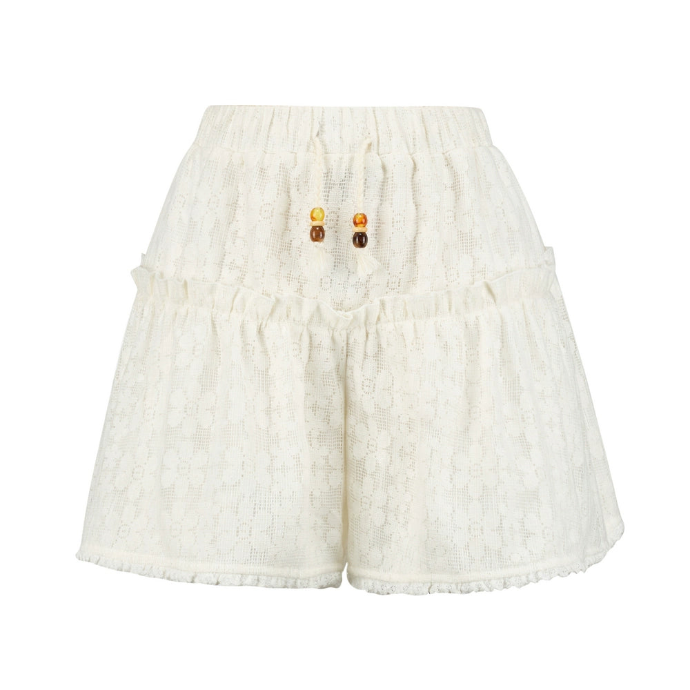 Playful Lace Hakama Shorts
