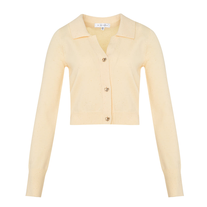 Narcissus Yellow Glow Knit Cardigan