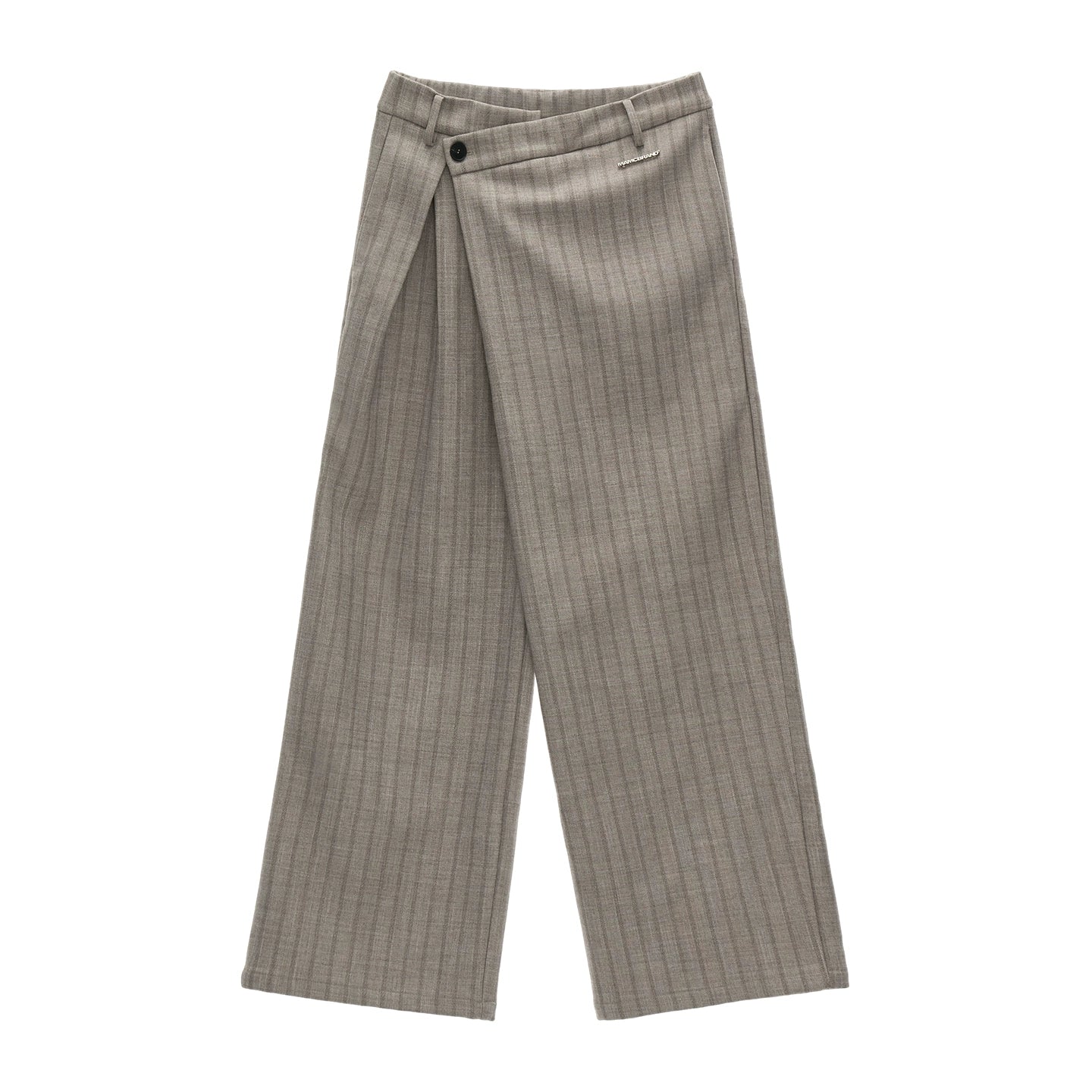 Deconstructed Patchwork Pleated Trousers