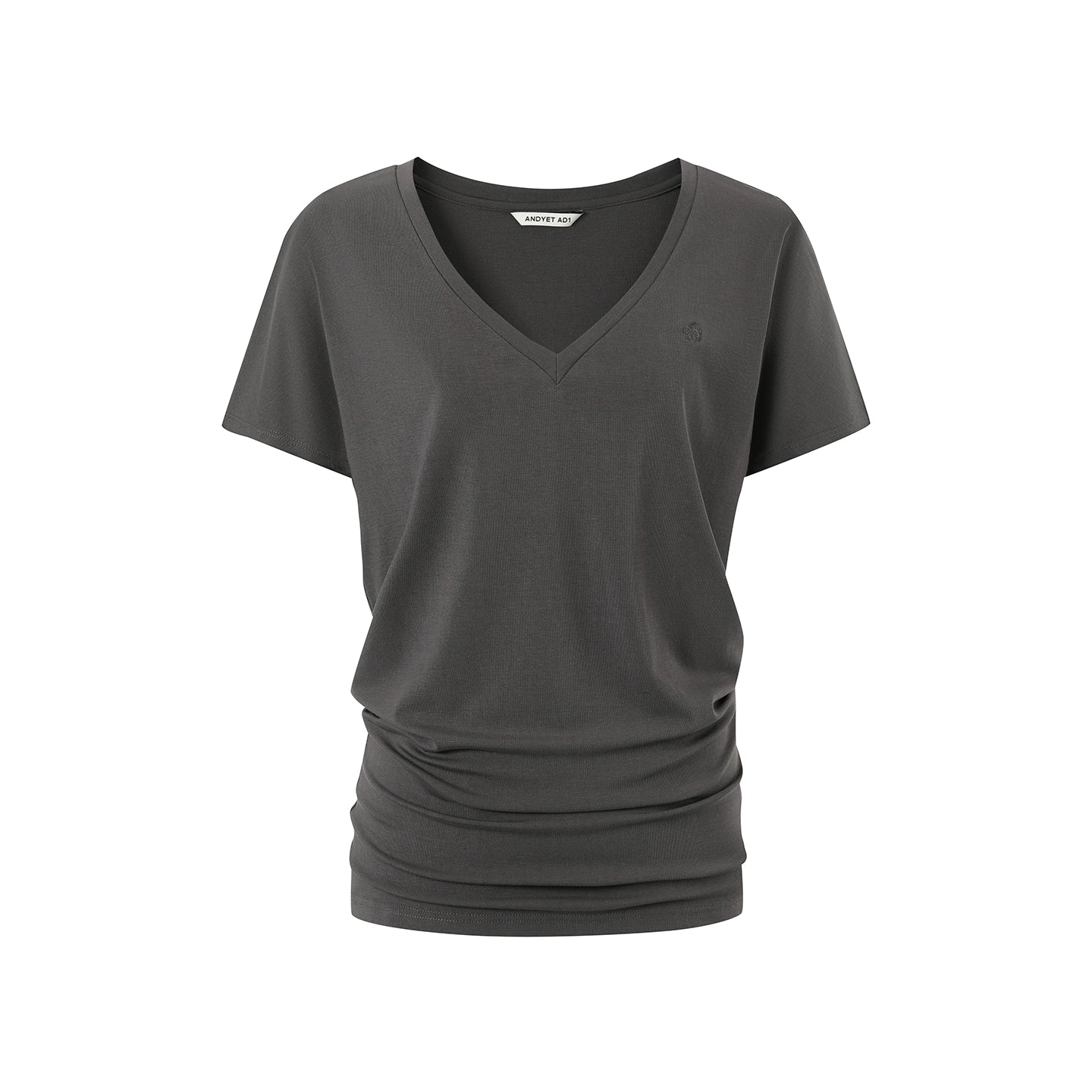Effortless V-Neck Bat Sleeve Top
