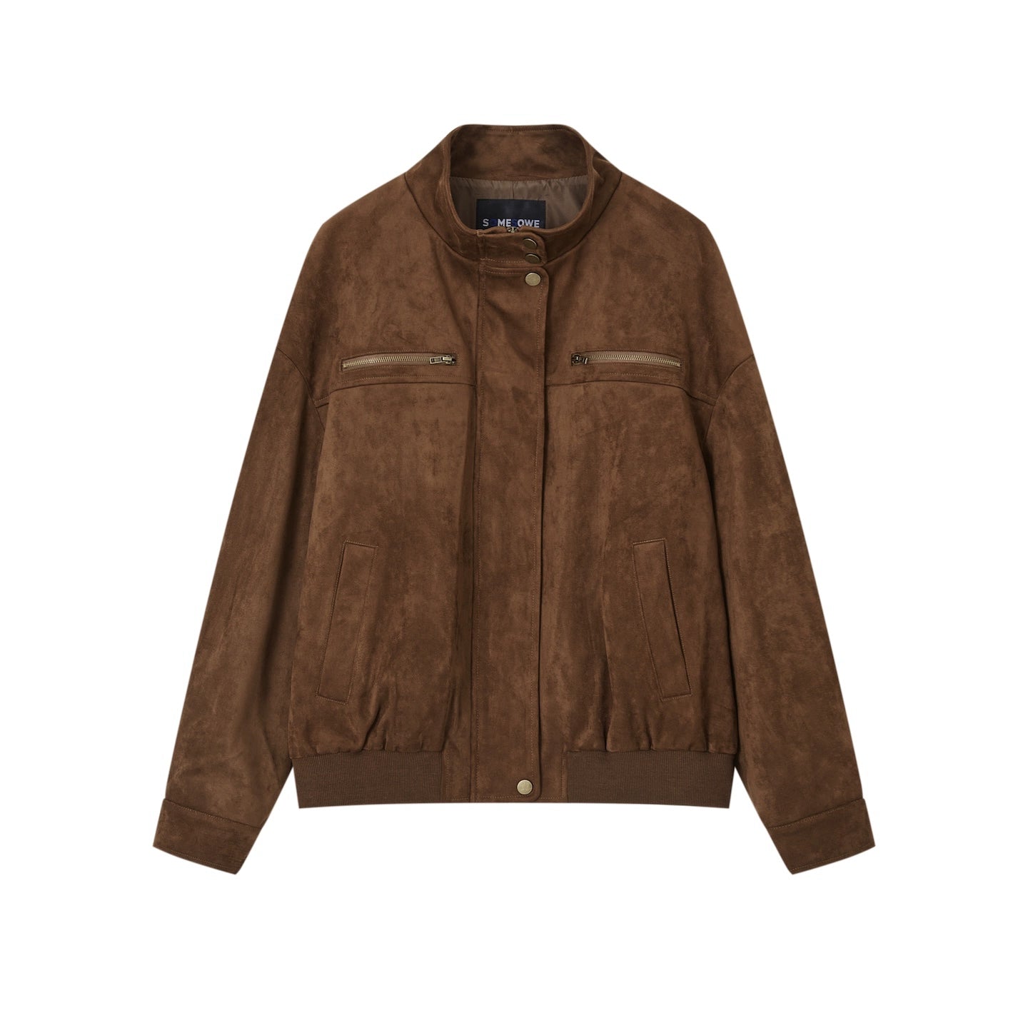 Vintage Suede Baseball Jacket