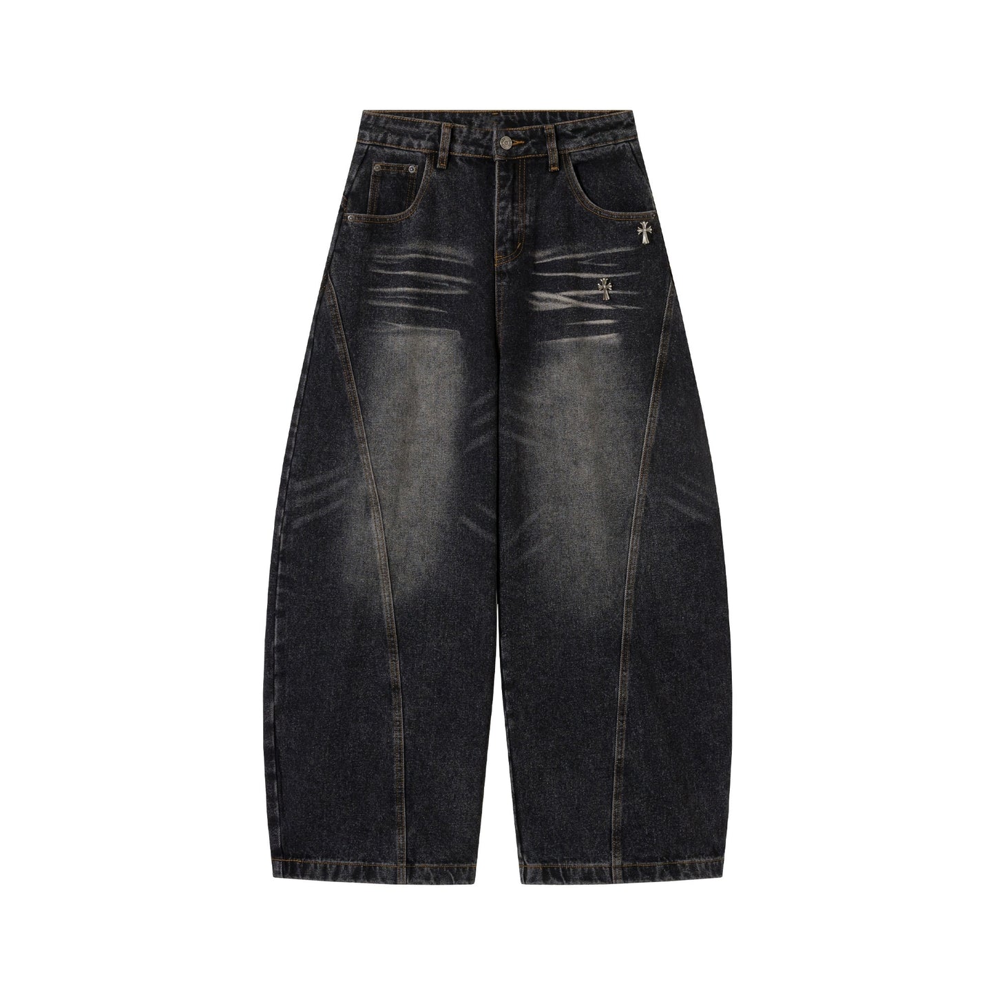 Retro Washed Velvet Jeans