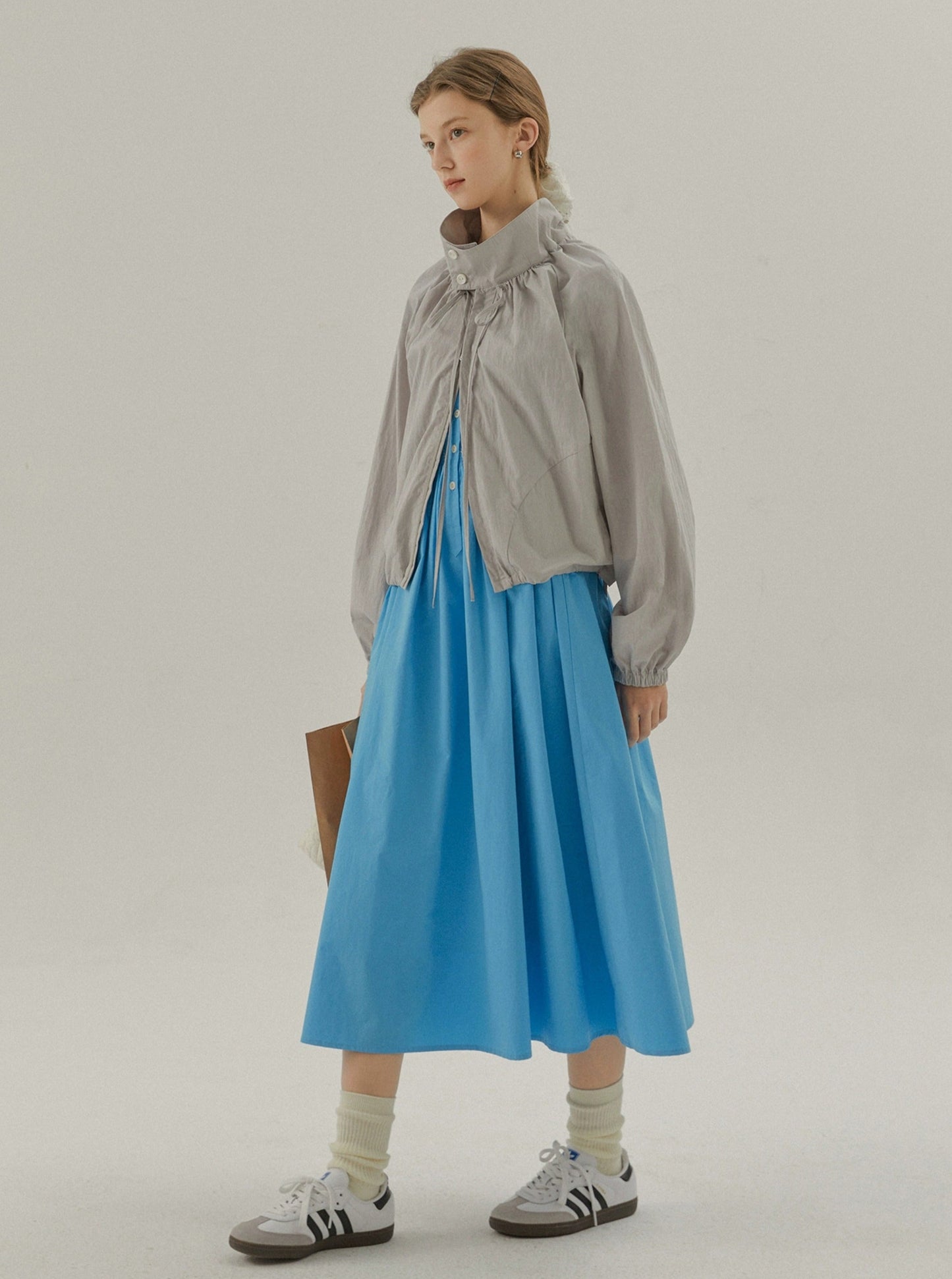 레트로 카고 반바지 자외선 차단 재킷