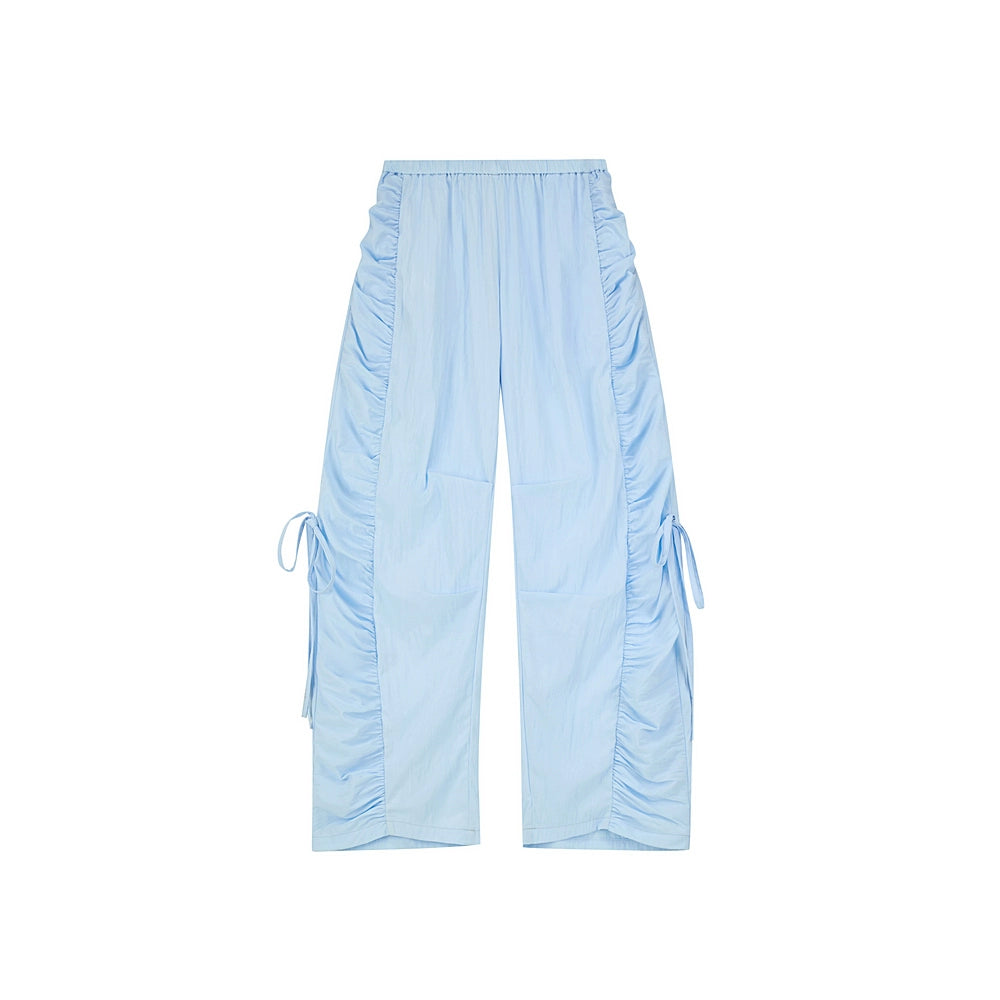 Vintage Blue Tie-Up Pants