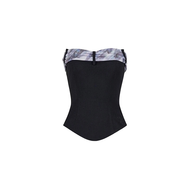 Cropped Bandeau Slim Top
