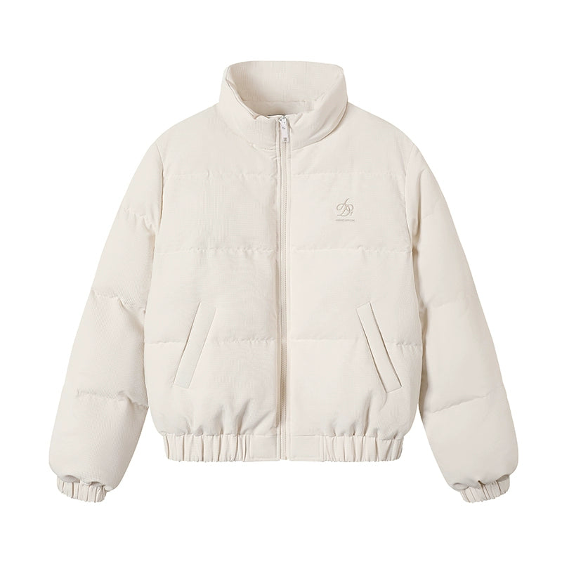 와플 패딩 통근 재킷