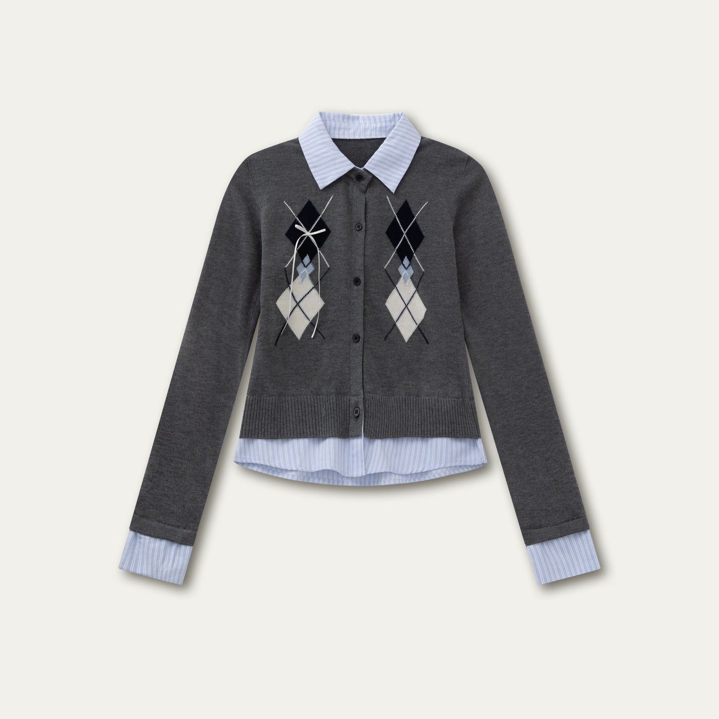 Vintage Collegiate Knit Sweater Top