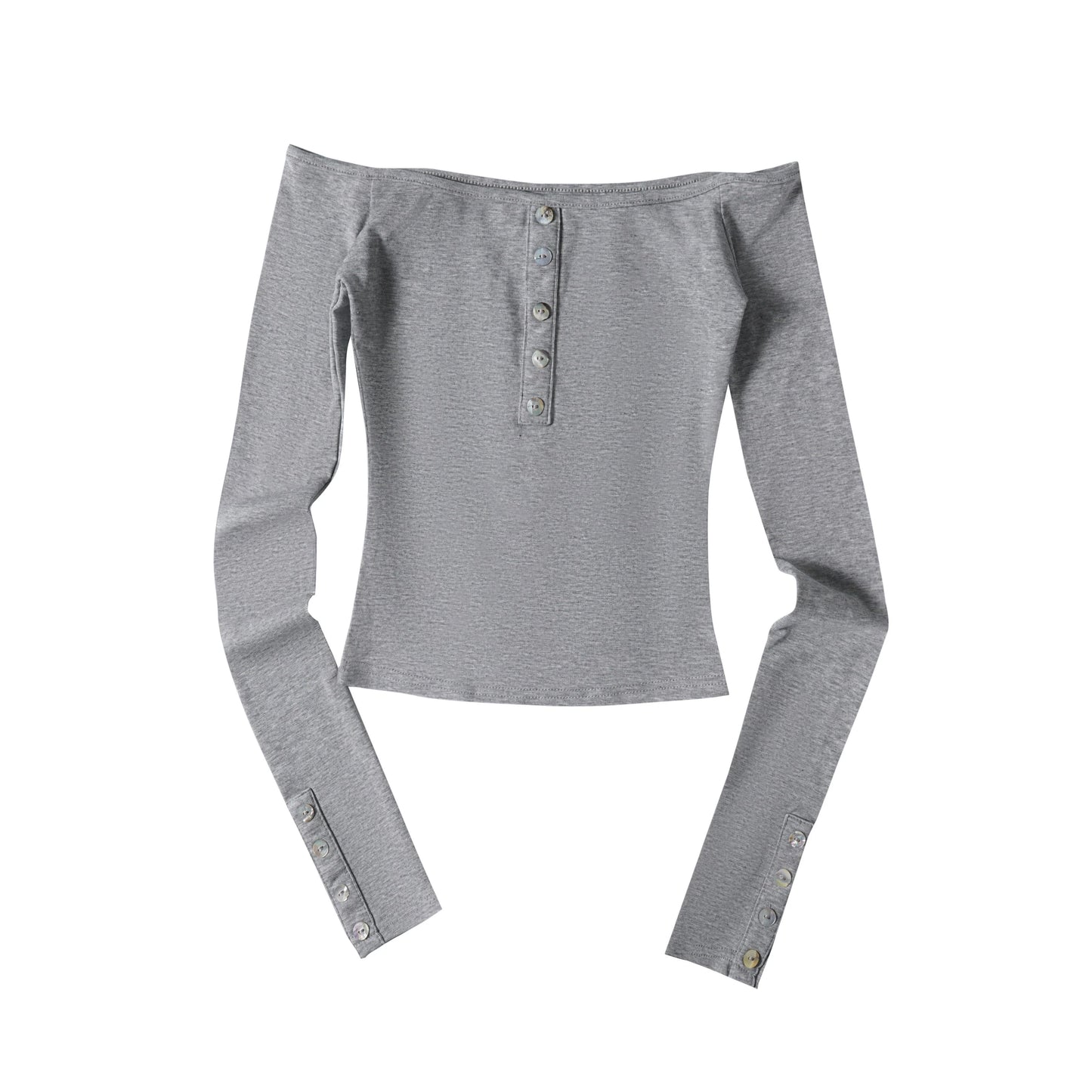 오프숄더 블랙 탑