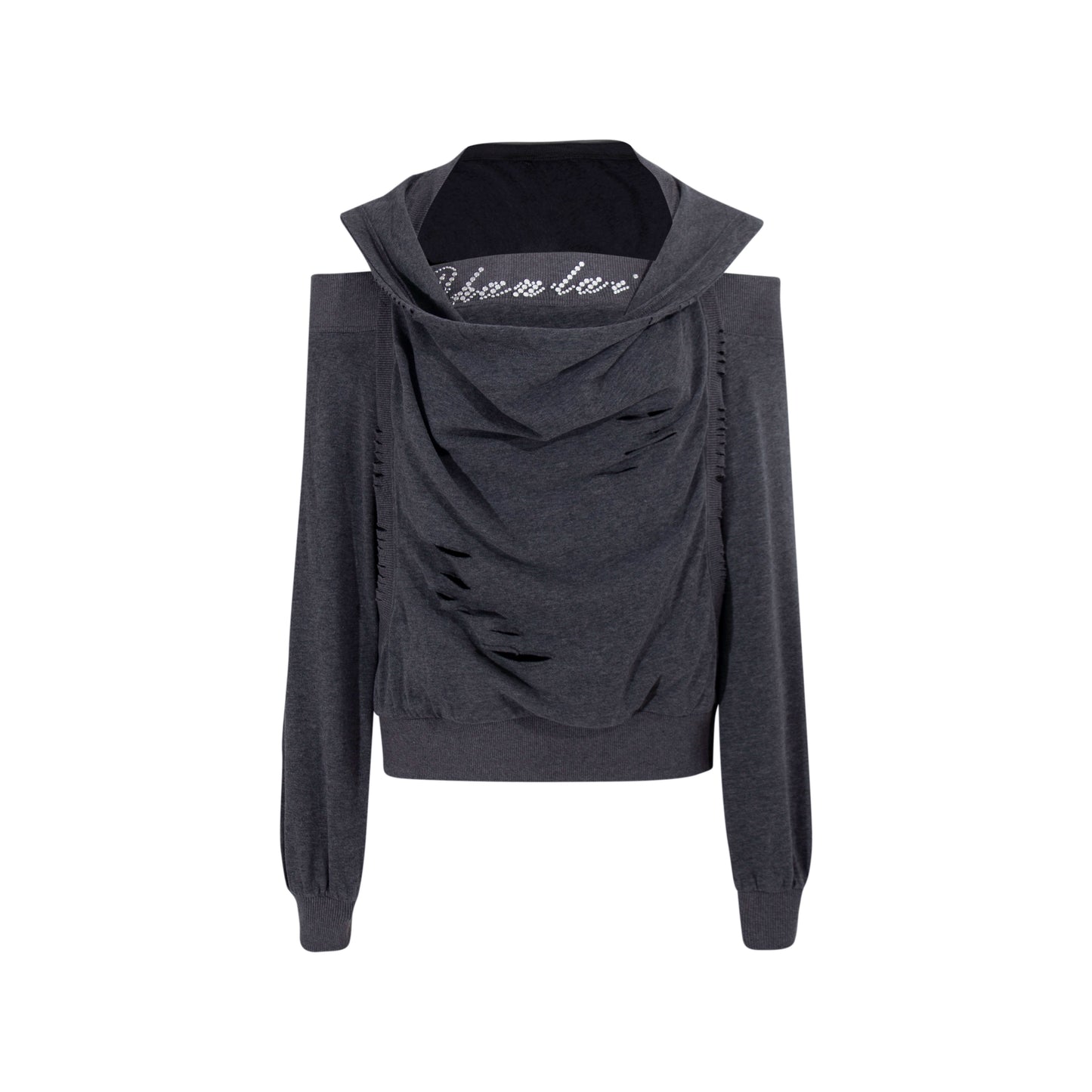 Autumn Swing Loose Gray Top