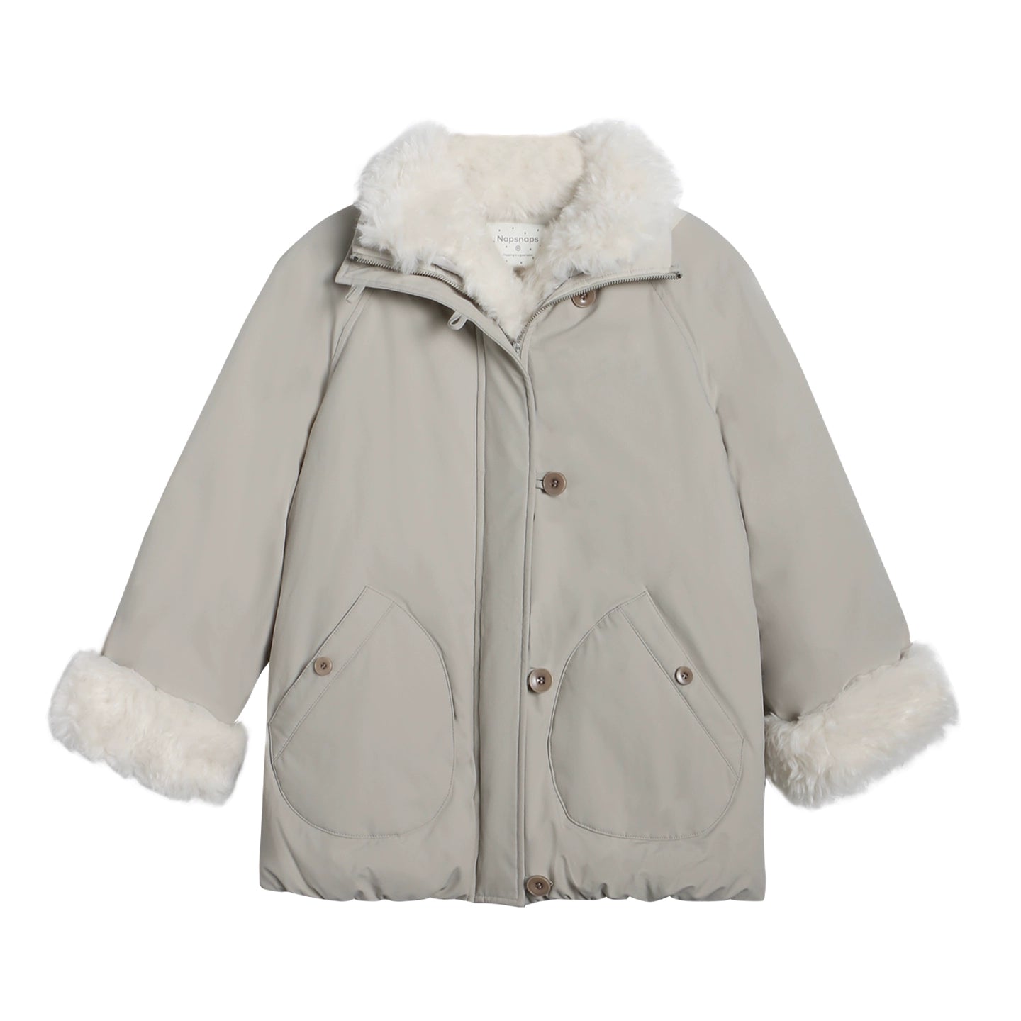 Detachable Fur Collar Cotton Jacket