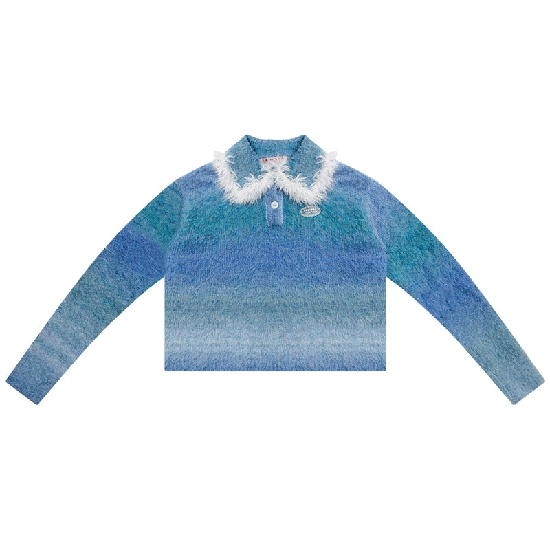 Pull col en peluche chaud