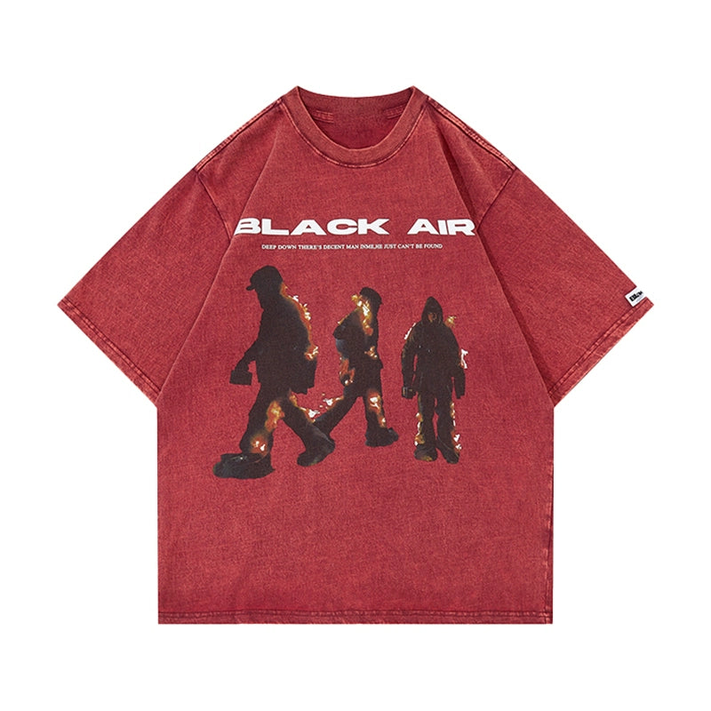 Trendy Figure Print T-Shirt