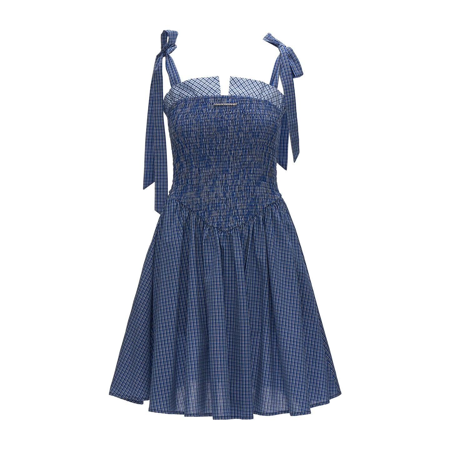 French Striped Bow Sundress