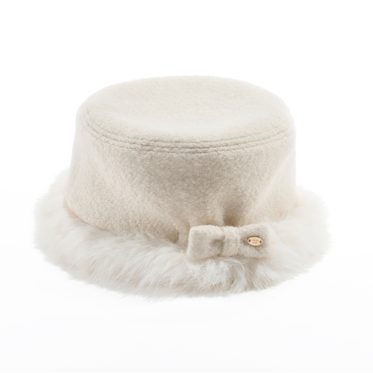 Reversible Faux Fur Beret