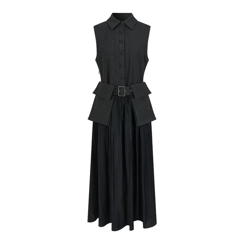 Ink Tone Rhythm Dress