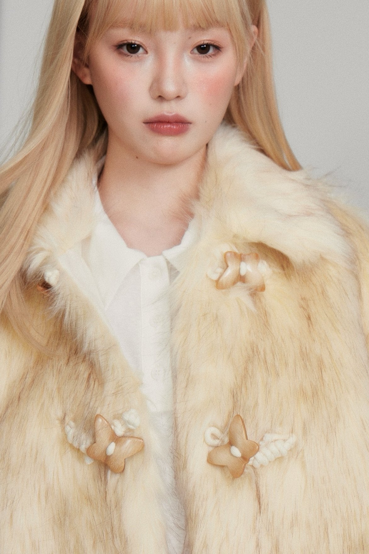 Manteau d'hiver en fourrure écologique