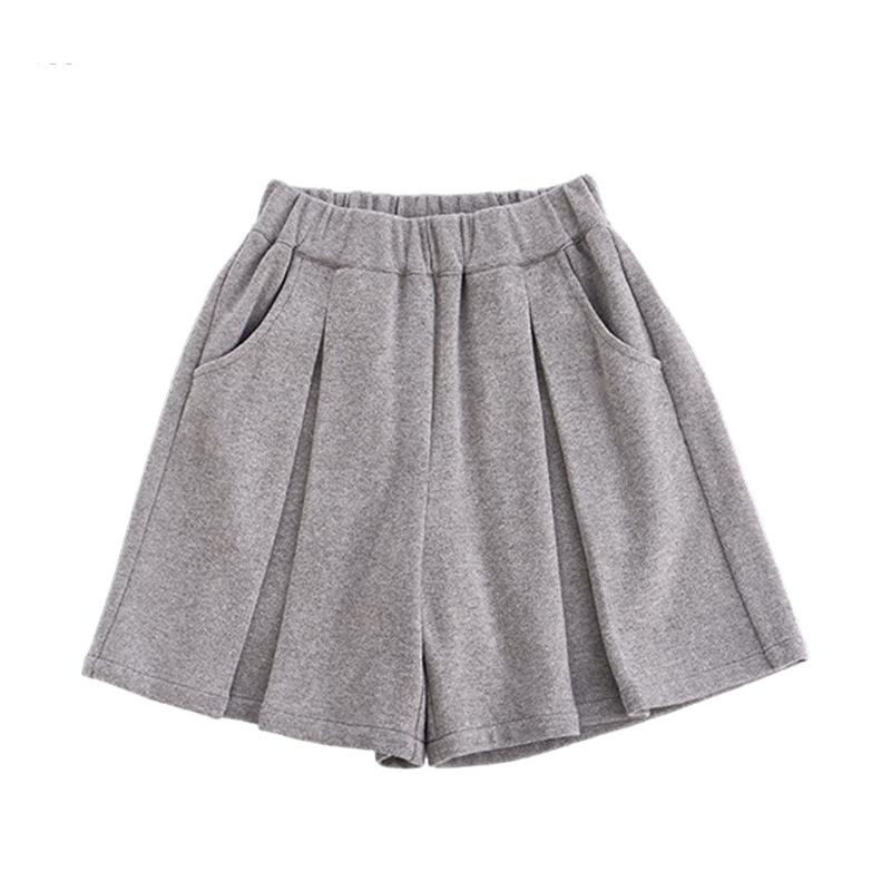 Yarn-Dyed Wool Bermuda Skirt