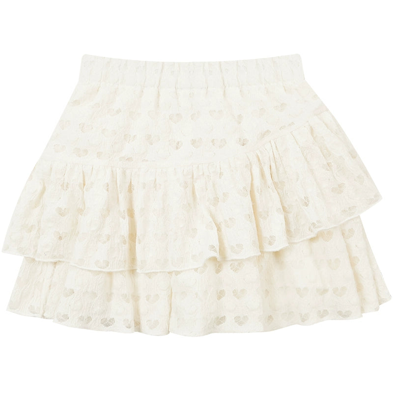 Heart Cut Out Design Senseline Cake Skirt