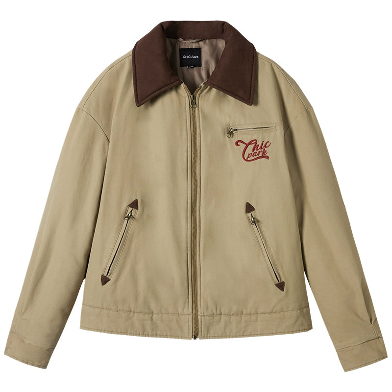 Retro Embroidered Cotton Jacket