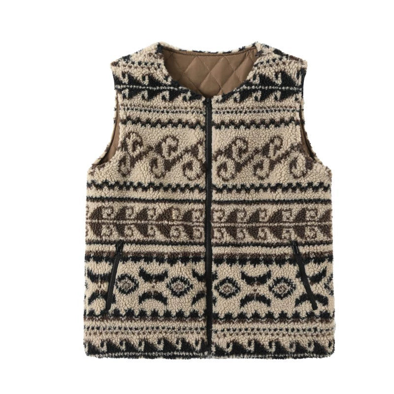 Fair Isle Wool Vest Set-Up