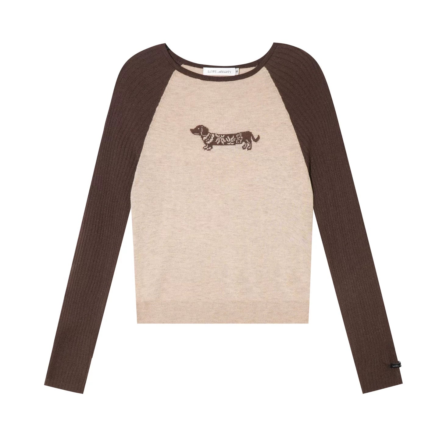 Wool Fair Isle Dachshund Top