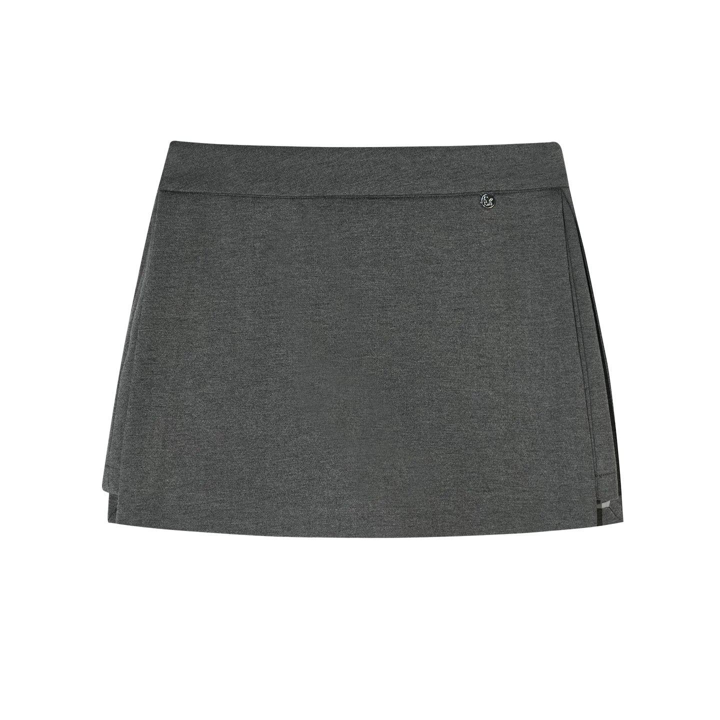Intellectual Side-Slit Skirt