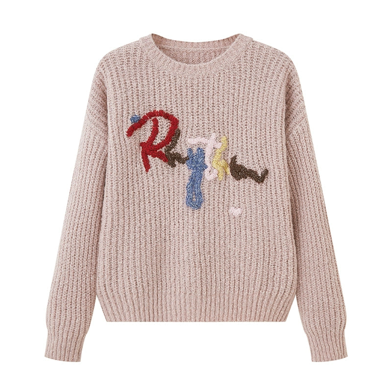 Cloud-Like Knit Pullover Sweater