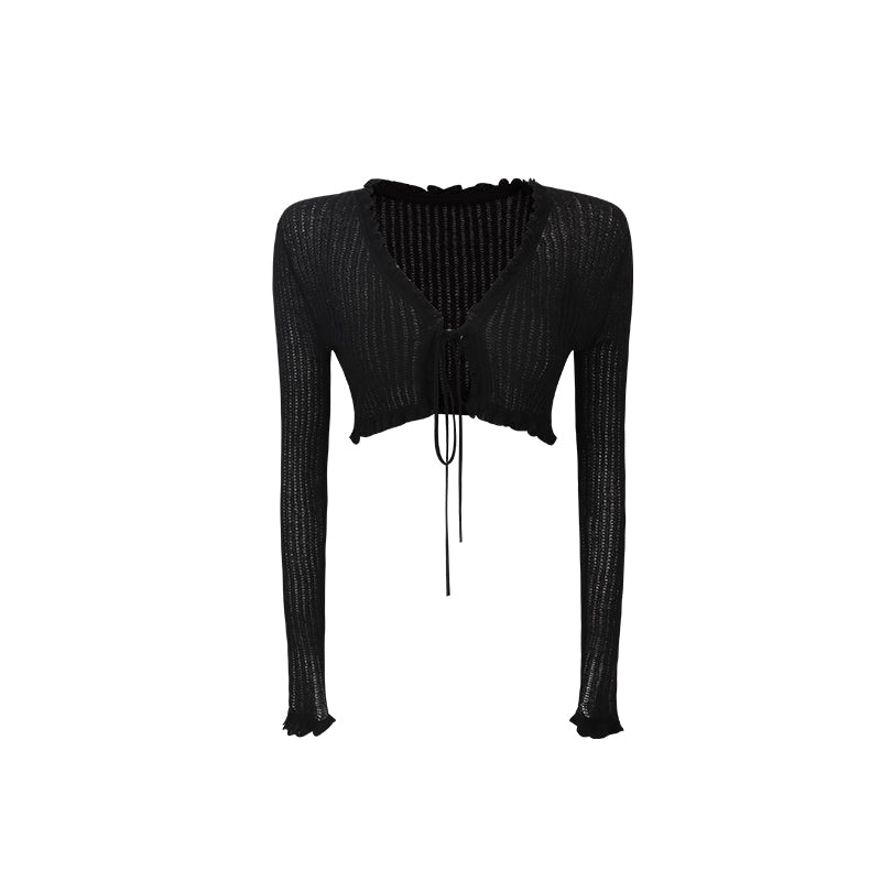 Sheer Short Sun Protection Cardigan