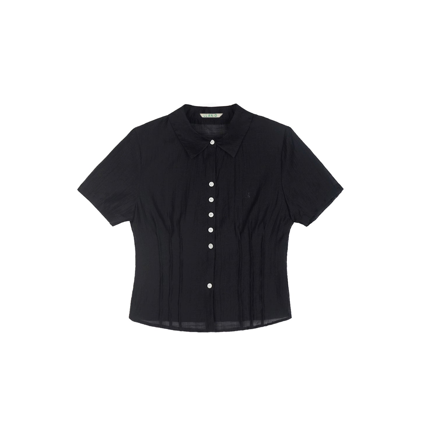 반투명 허리 셔츠