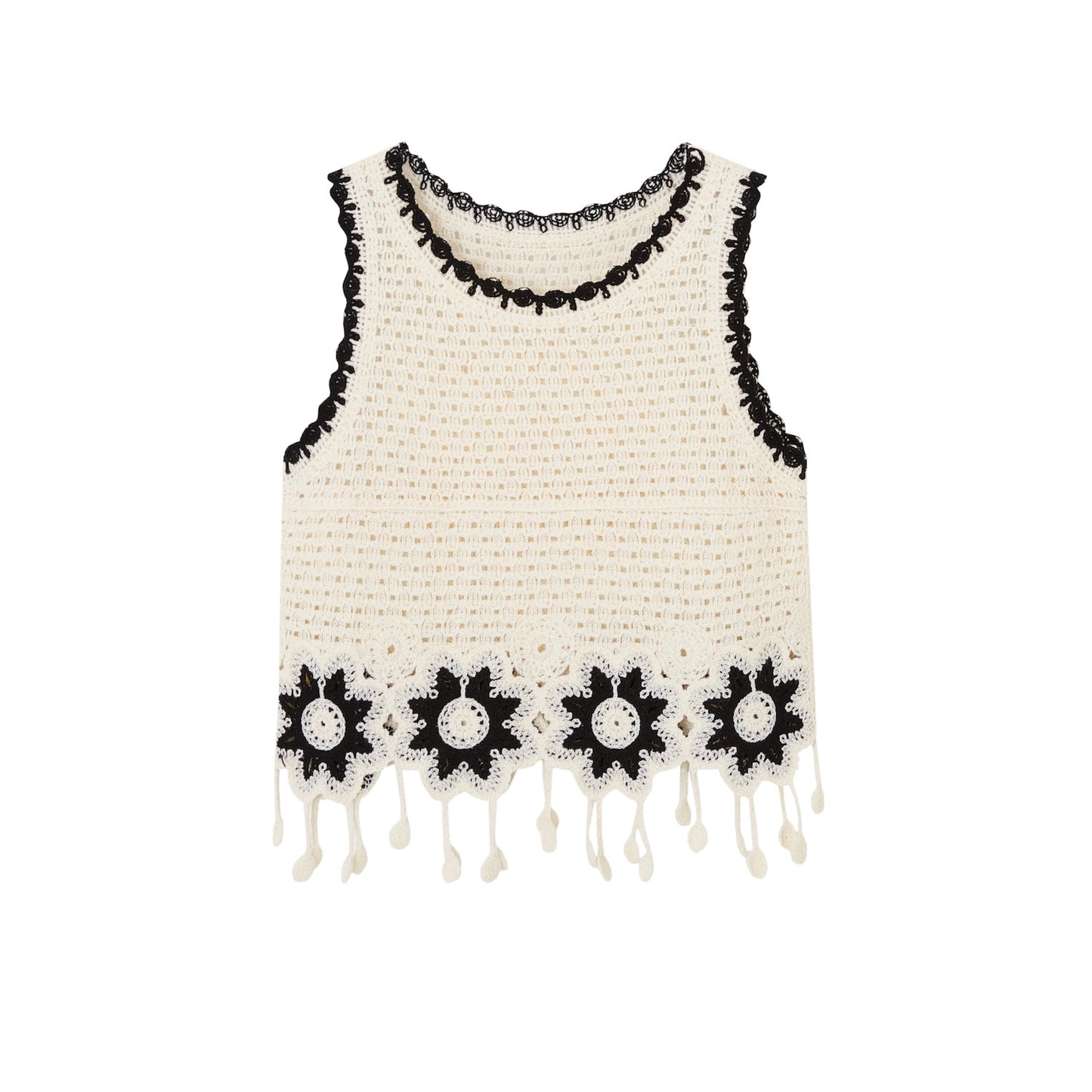 Crochet Tassel Tank Top