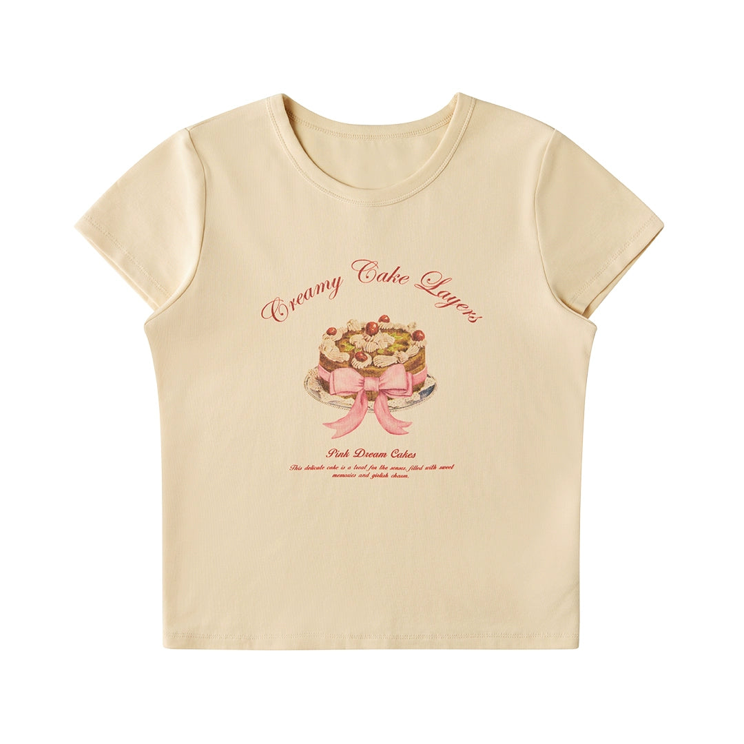 American Retro Monogram Print T-Shirt