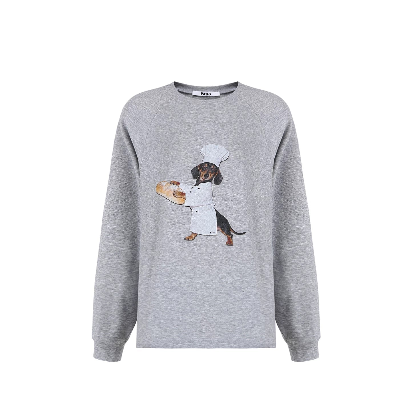 Lyocell Loose Printed Long Sleeve T-Shirt