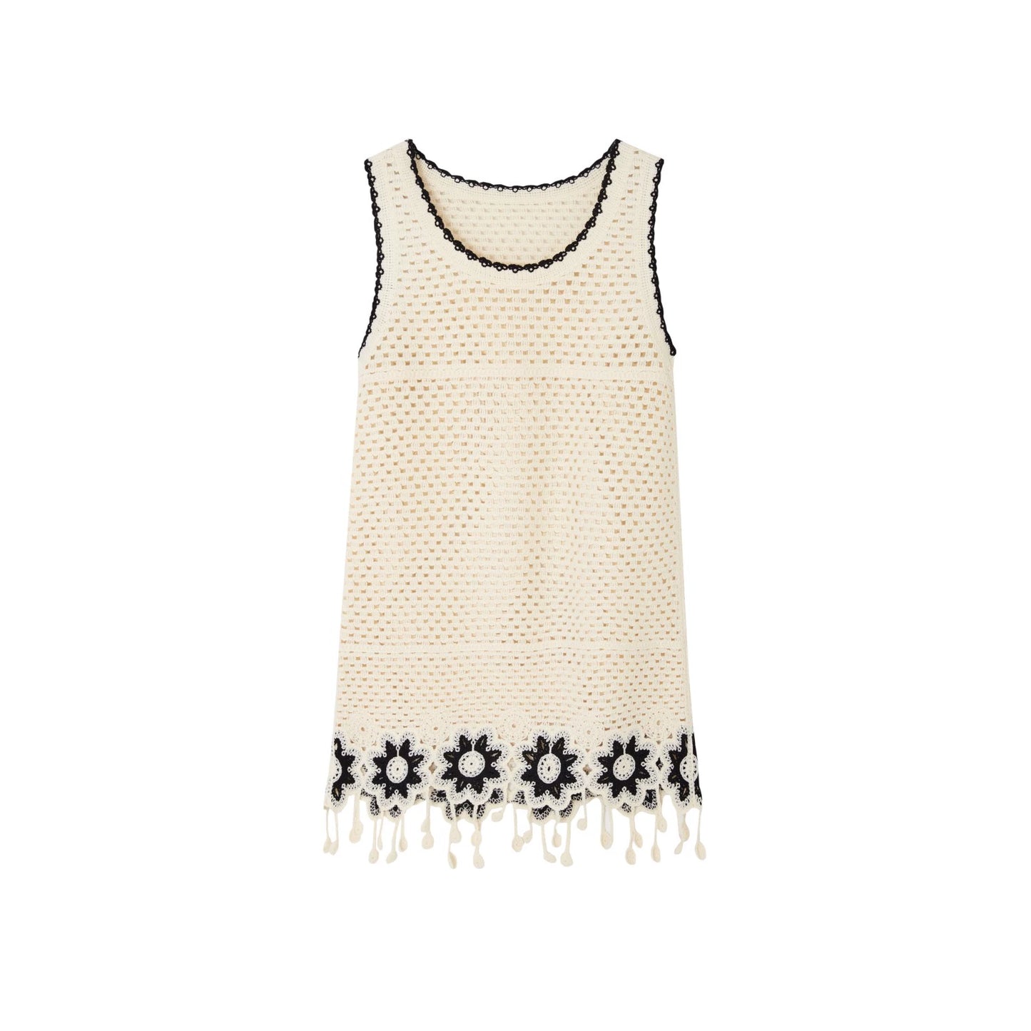 Chic Crochet Lace Midi Top