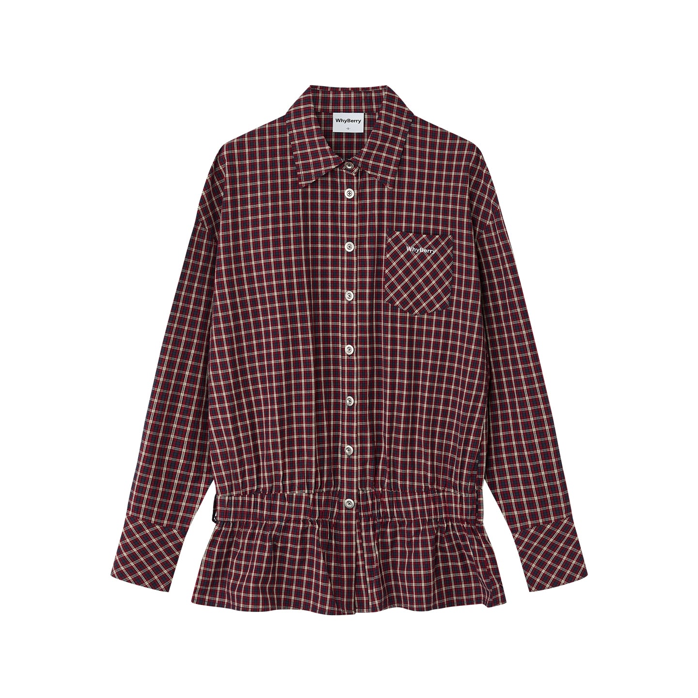 Elasticated Waist Cotton Shirt