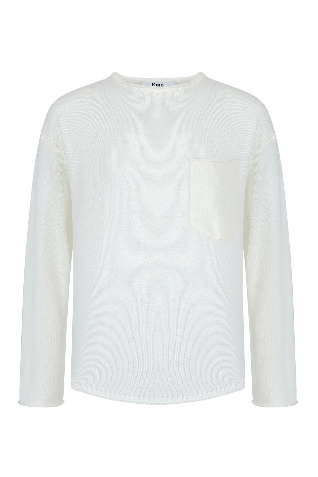 Relaxed Wool Patch Top