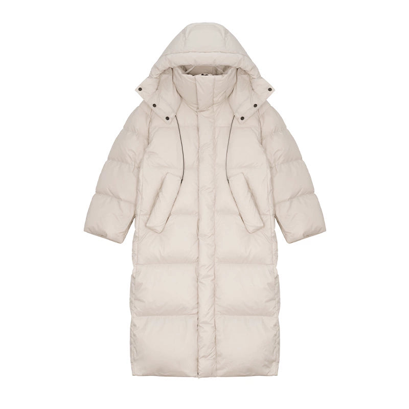 Doudoune à capuche épaissie