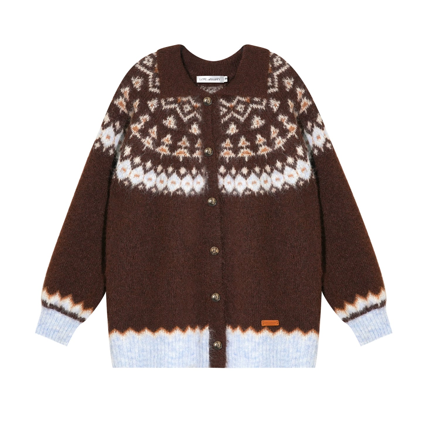 Vintage Wool Fair Isle Cardigan