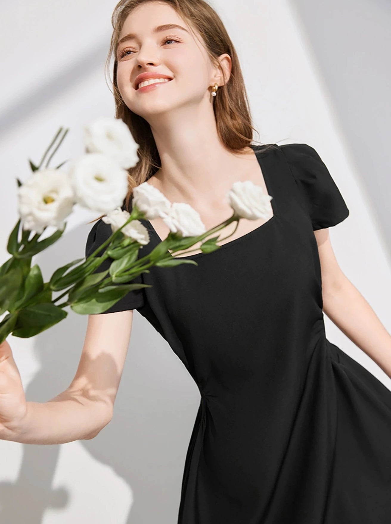 Hepburn Style Waist Dress