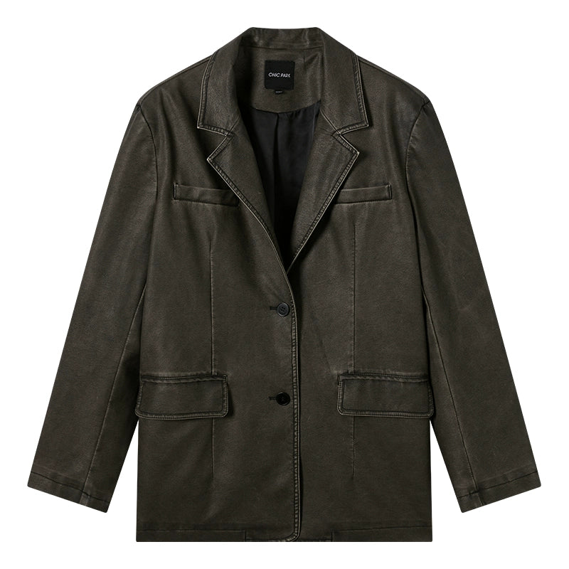 Luxury Black Leather Jacket