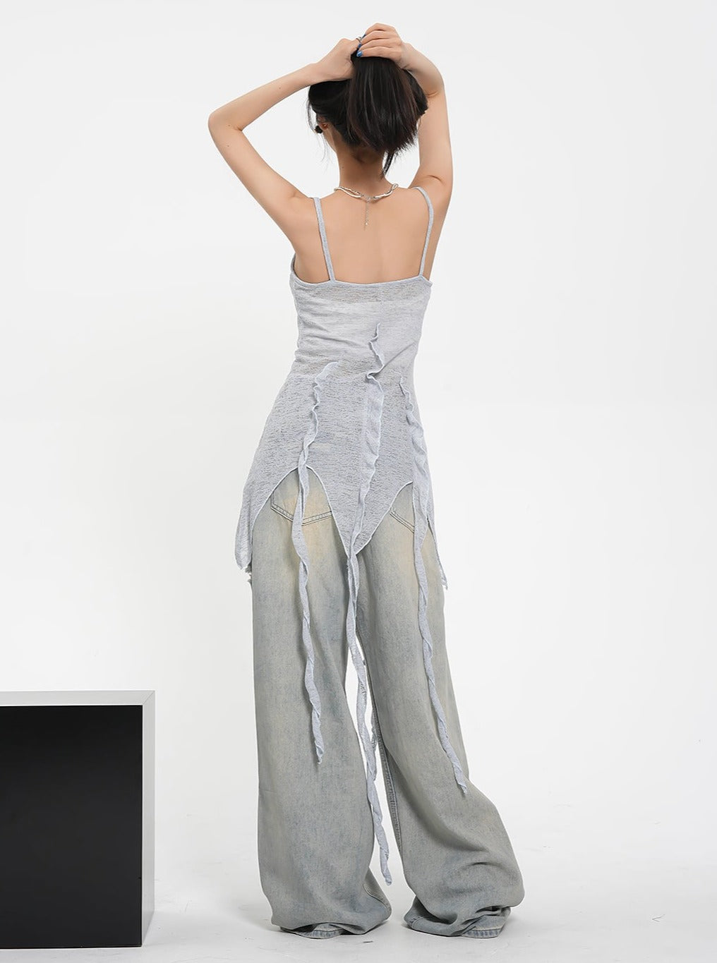 Top mit Quasten-Design