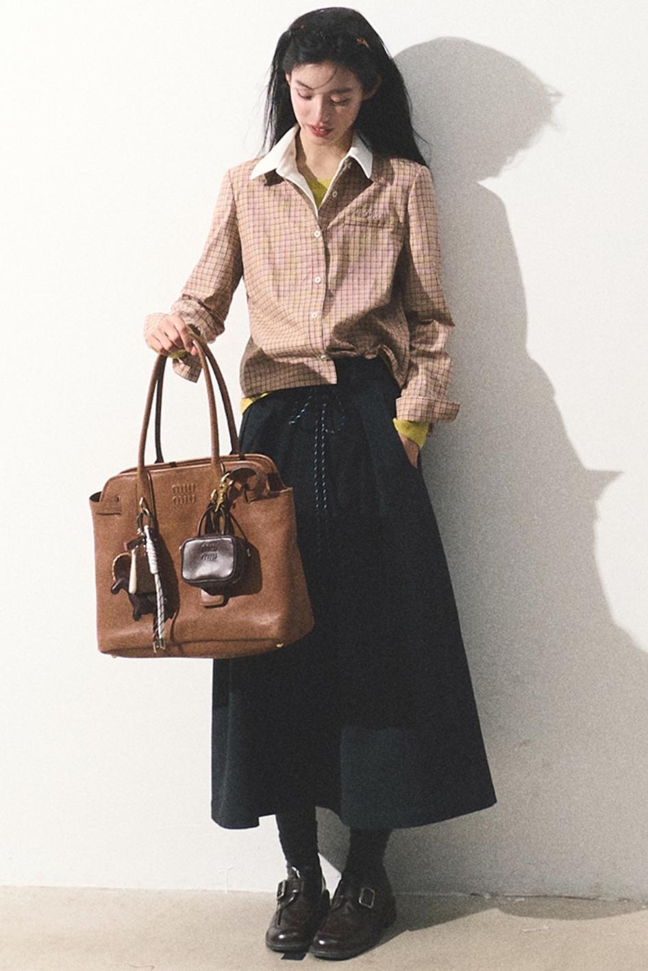 Jupe longue slim A-Line